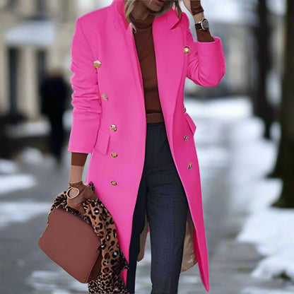 Eleganter Trenchcoat Lang Damen Klassisch