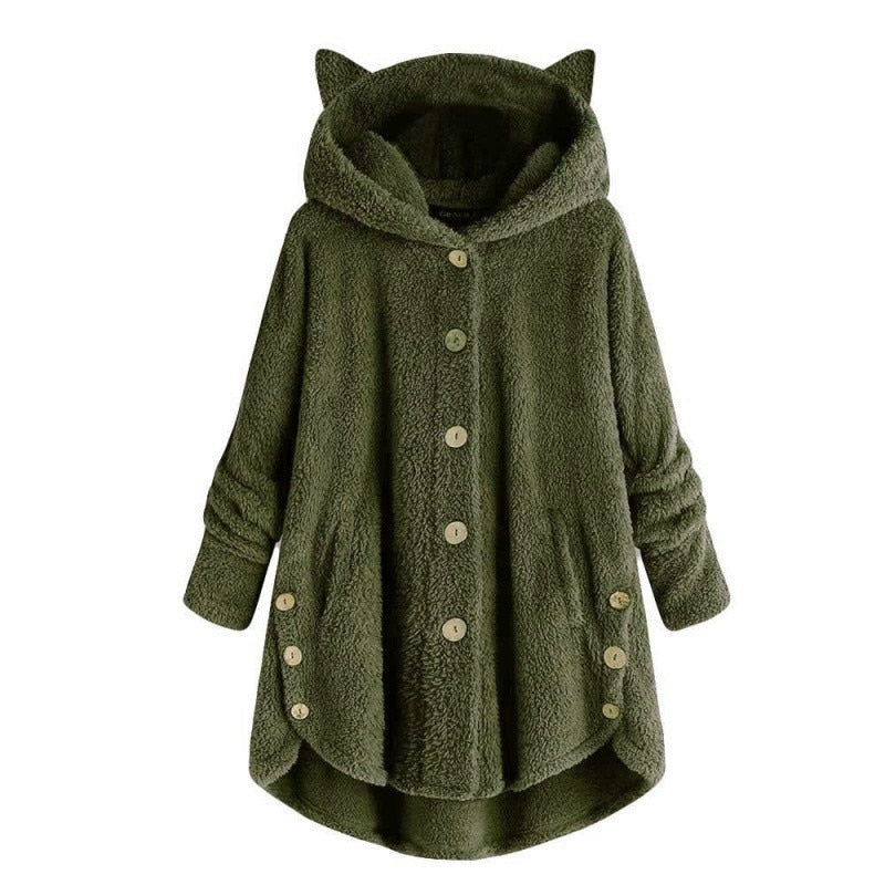 Weiche Katzenjacke Plüschgefüttert Warm