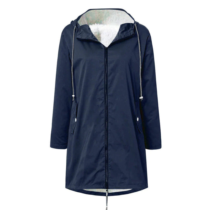 Wasserdichte Fleece-Jacke Damen Warm und Bequem Herbst Winter
