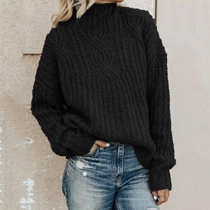 Weiche Strickpullover Damen Wärme - IdealeKleiden