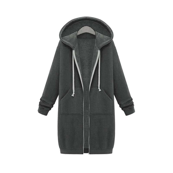 Stylische Damenjacke Lang Sweatshirt Design