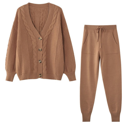Damen Sportset Bequem 2-teilig Hose Und Oberteil