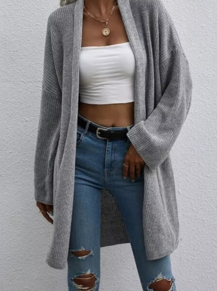 Warme Winterweste Lang Weich Damen