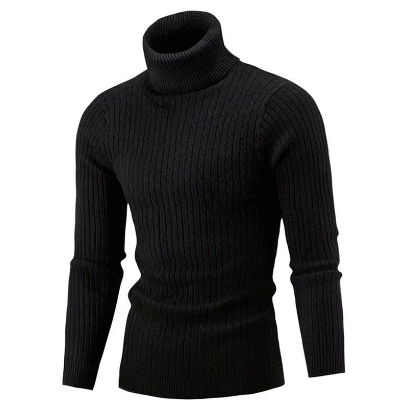 Herren Rollkragenpullover Warm Gemütlich