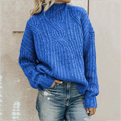 Weiche Strickpullover Damen Wärme