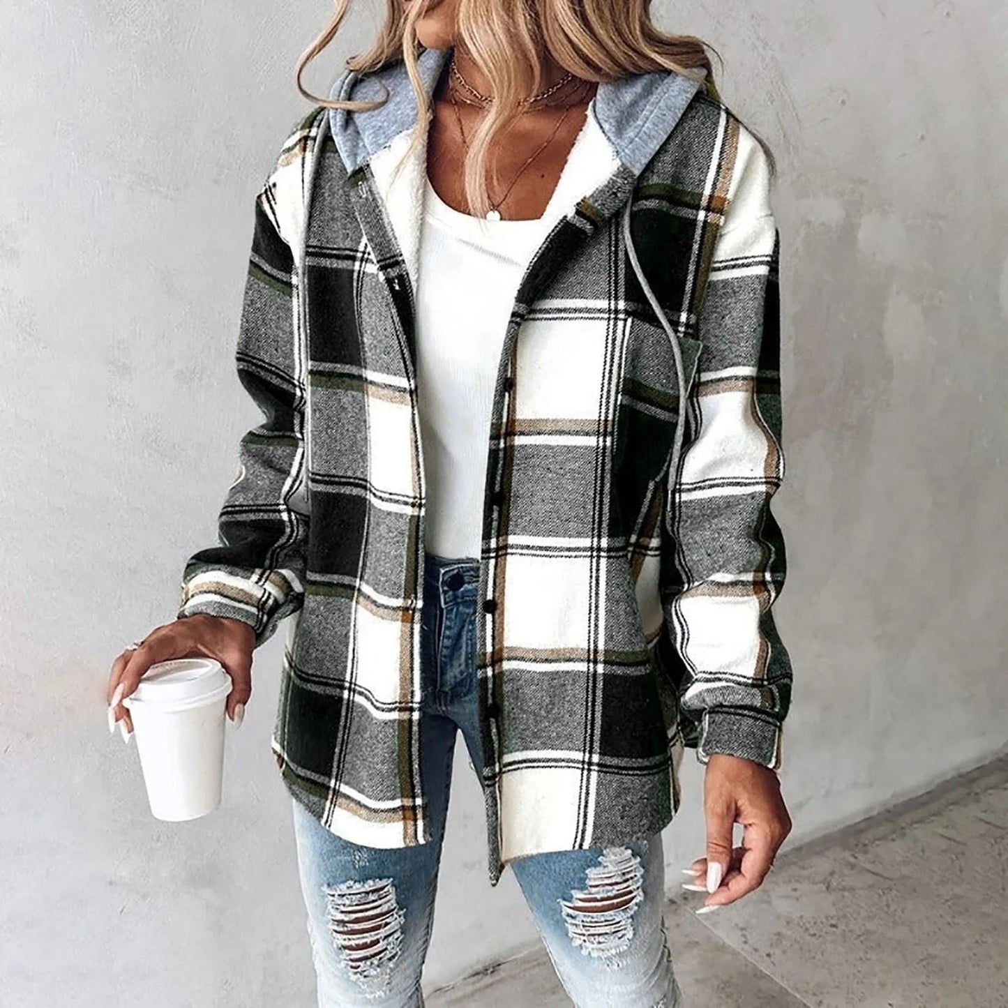 Herbstjacke Damen Elegant Woll