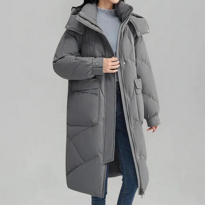 Daunenparka Damen Lang Elegant