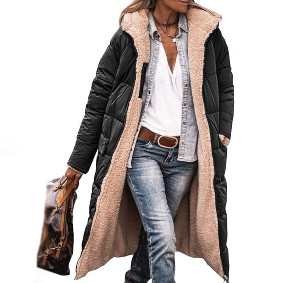 Warmes Winter-Puffer-Mantel Damen
