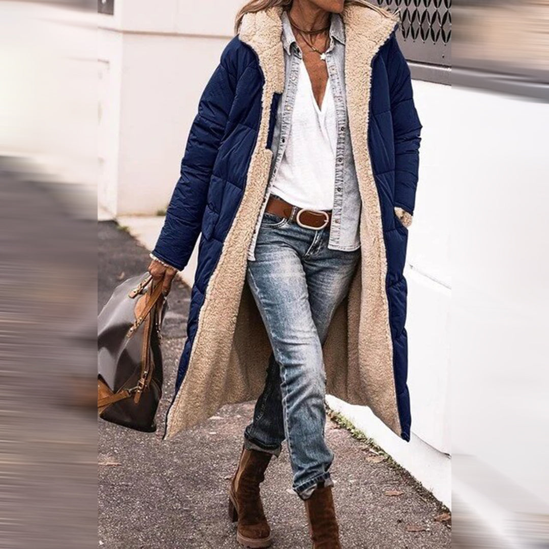 Eleganter Damen Winterparka Lang