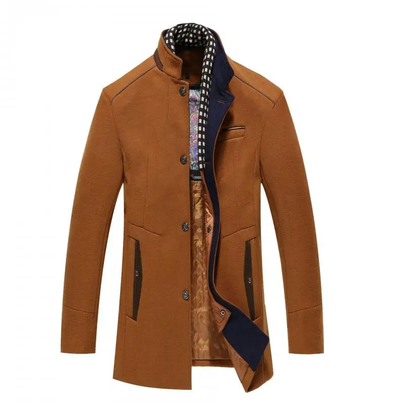 Herren Winterjacke Warm Stylish Stehkragen