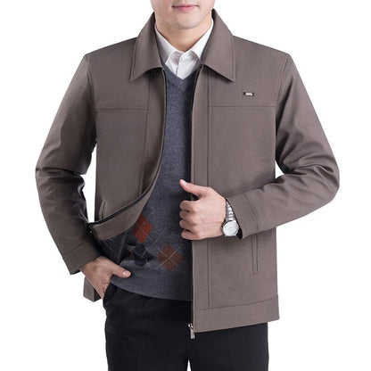 Elegante Herrenjacke Reverskragen Klassisch Modern