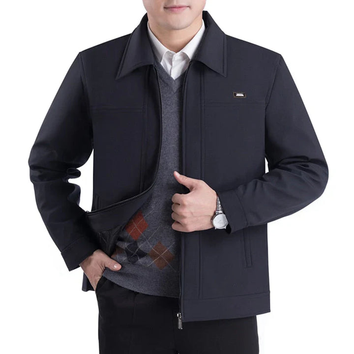 Elegante Herrenjacke Reverskragen Klassisch Modern