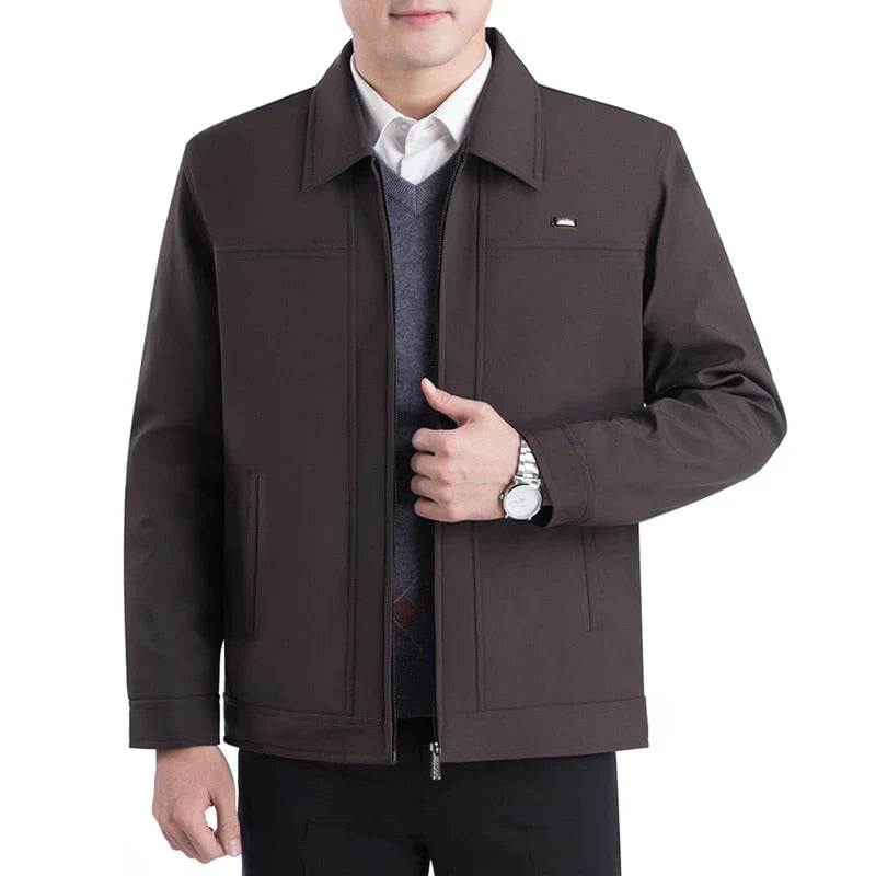 Elegante Herrenjacke Reverskragen Klassisch Modern