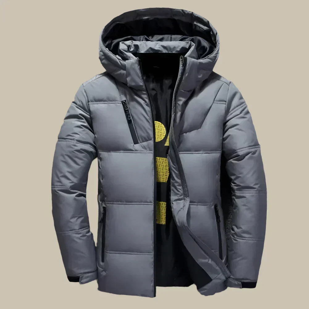 Herren Daunenjacke Warm Isoliert Stylisch - IdealeKleiden