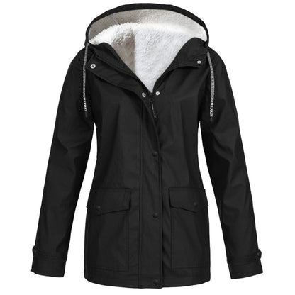 Wasserdichte Outdoorjacke Warm Gefüttert
