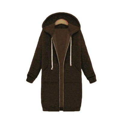 Stylische Damenjacke Lang Sweatshirt Design