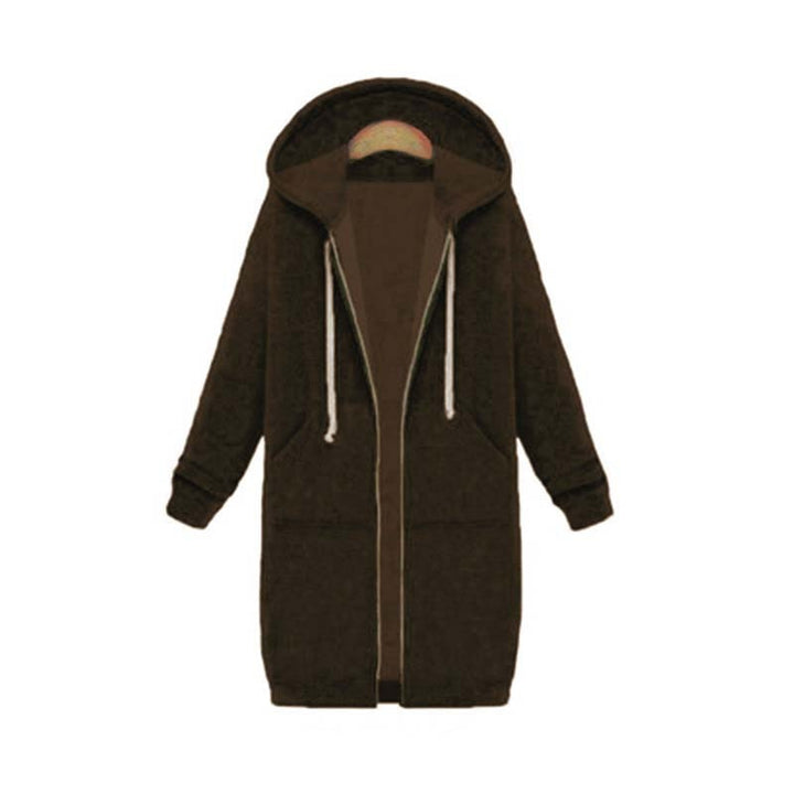 Stylische Damenjacke Lang Sweatshirt Design