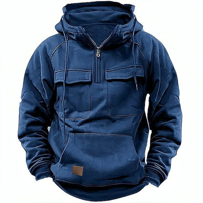 Herren Hoodie Kängurutasche Bequem