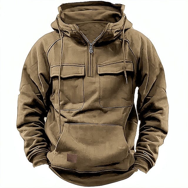 Herren Hoodie Kängurutasche Bequem