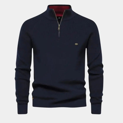 Herren Pullover Viertel Reißverschluss Modern