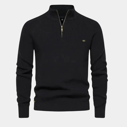 Herren Pullover Viertel Reißverschluss Modern