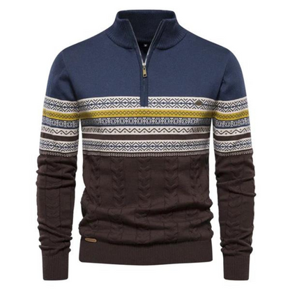 Herren Pullover Warm Gestrickt Winterlich