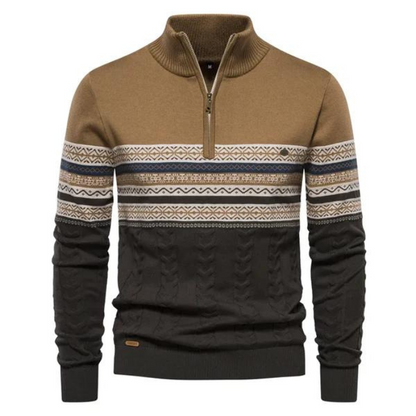 Herren Pullover Warm Gestrickt Winterlich