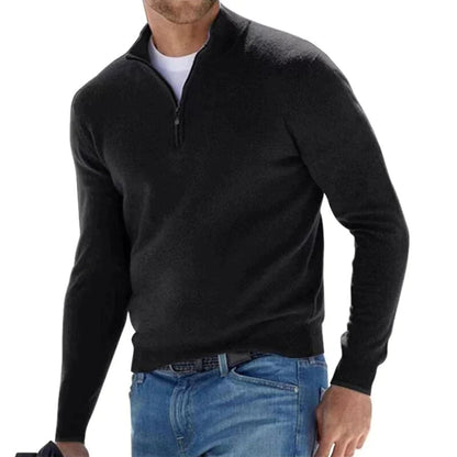 Herren Pullover Warm Langarm Strick