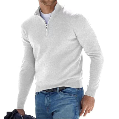 Herren Pullover Warm Langarm Strick
