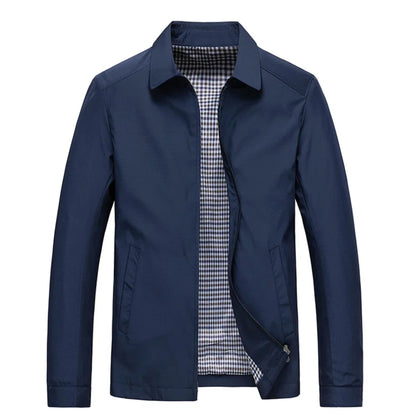 Winddichte Herrenjacke Zip-Up Leicht - IdealeKleiden