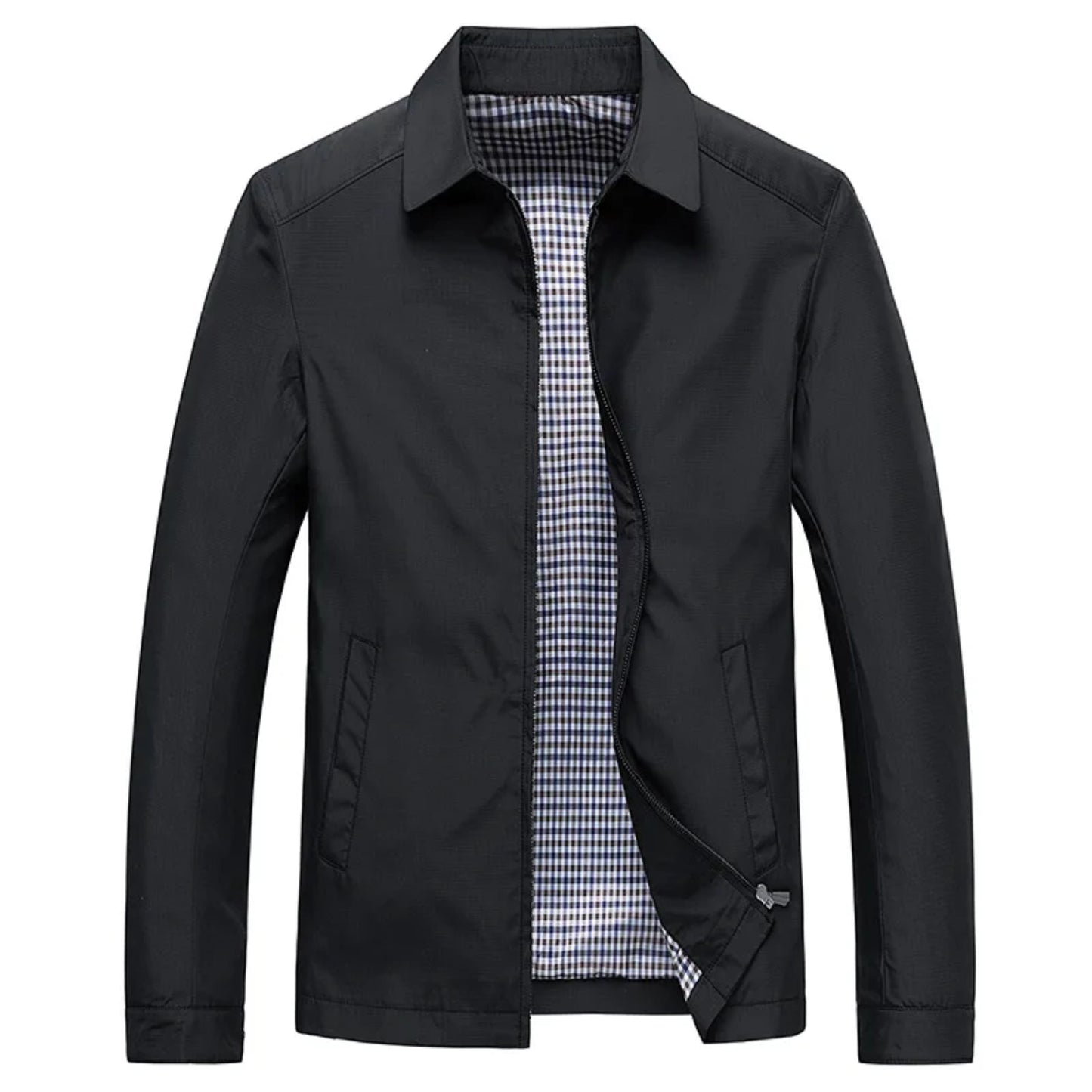 Winddichte Herrenjacke Zip-Up Leicht