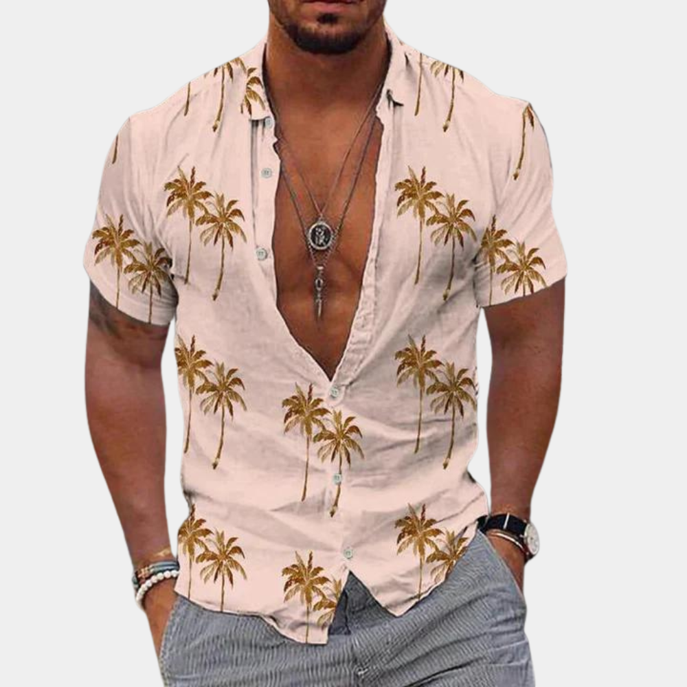 Sommerhemd Kurzarm Hawaii-Style für Männer - IdealeKleiden