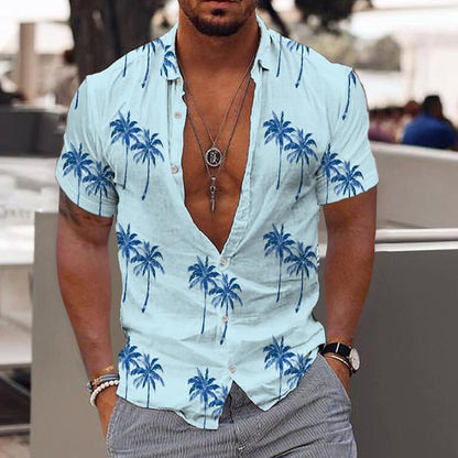 Sommerhemd Kurzarm Hawaiiodesign Modern