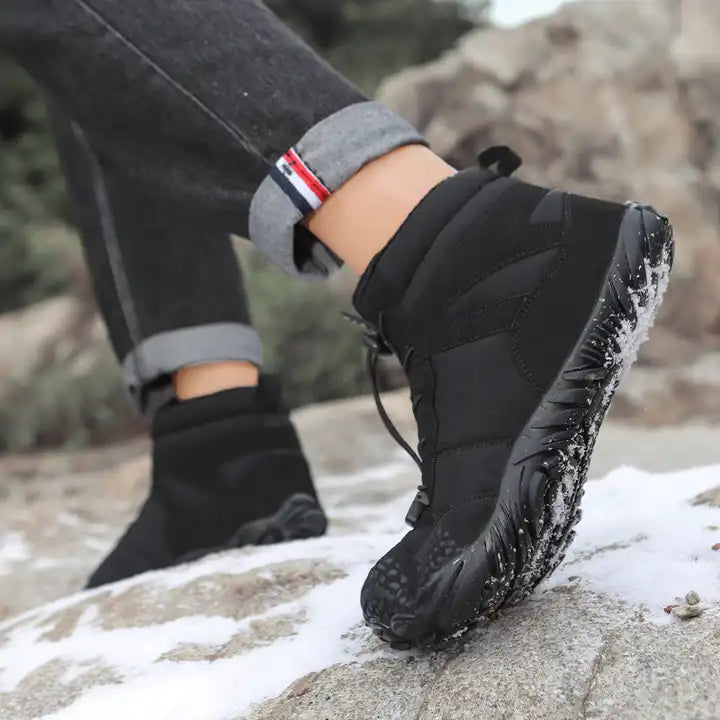 Leichte Winterstiefel Barfußschuhe Warm
