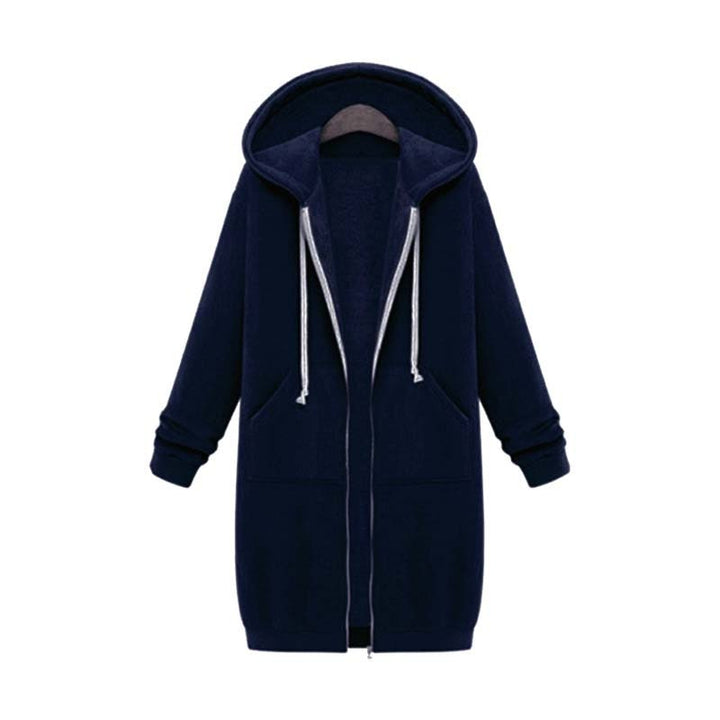Stylische Damenjacke Lang Sweatshirt Design