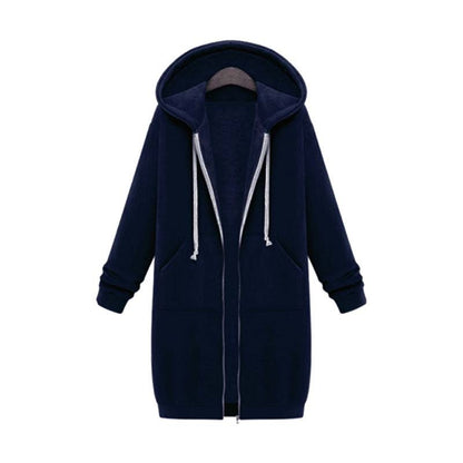 Stylish Sweatjacke Damen Lang