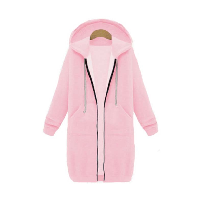 Stylische Damenjacke Lang Sweatshirt Design