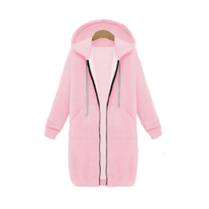 Stylische Damenjacke Lang Sweatshirt Design