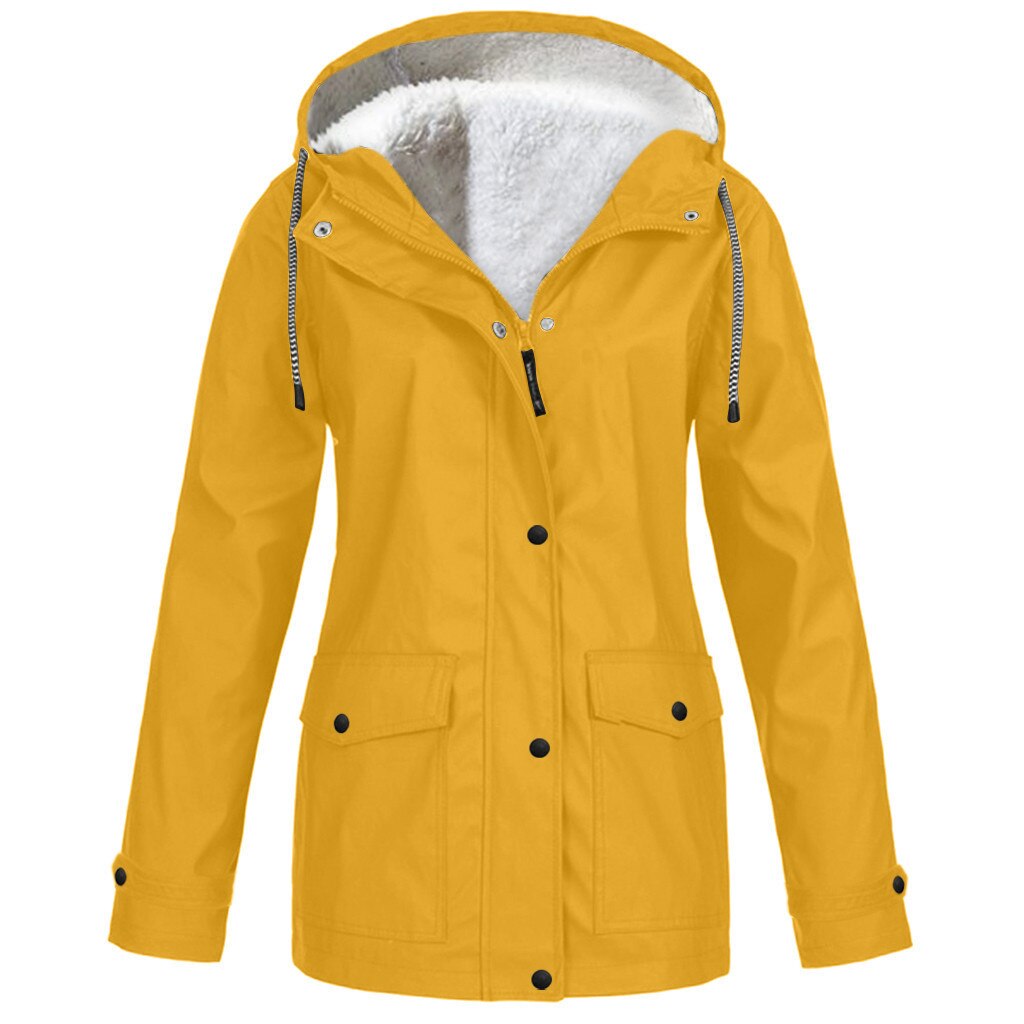 Wasserdichte Outdoorjacke Warm Gefüttert