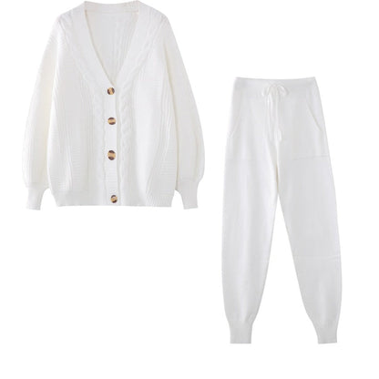 Damen Sportset Bequem 2-teilig Hose Und Oberteil