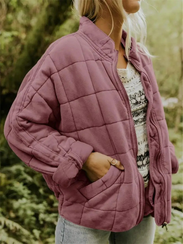 Übergangsjacke Damen Oversized Warm