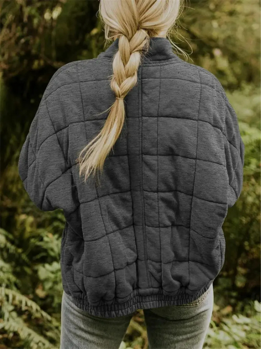 Übergangsjacke Damen Oversized Warm - IdealeKleiden