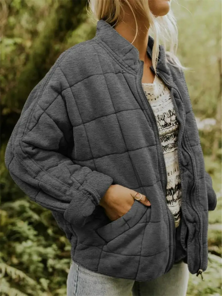 Übergroße Polsterjacke Bequem Oversized