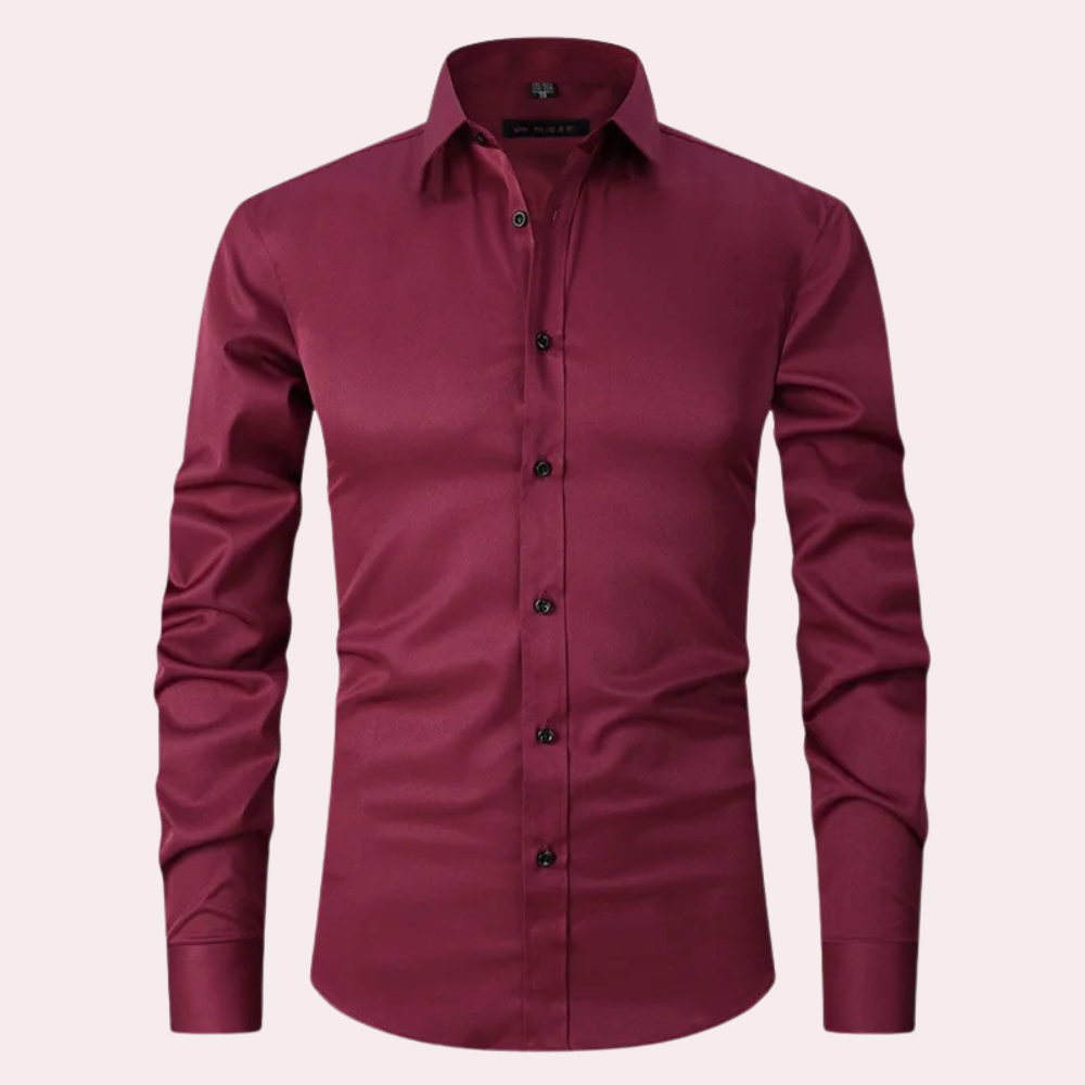 Herren Hemd Modern Bügelfrei Stretch