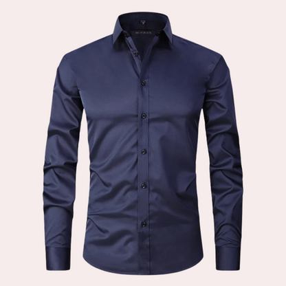 Herren Hemd Modern Bügelfrei Stretch