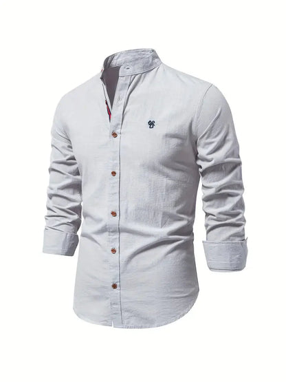 Herren Hemd Slim Fit Lange Ärmel Komfort