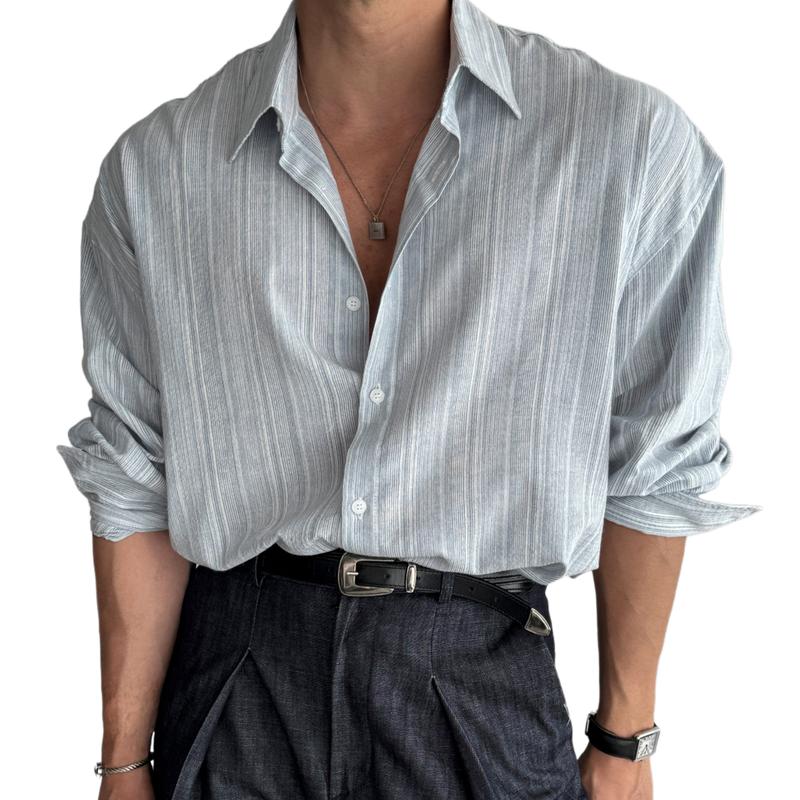 Herren Langarm Hemd Klassisch Modern - IdealeKleiden