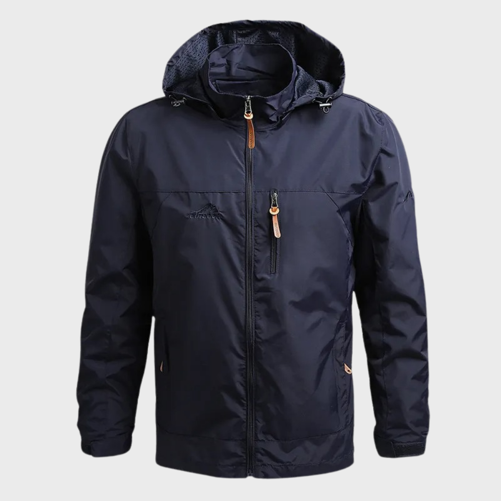 Herren Regenjacke Wasserdicht Warm Isoliert - IdealeKleiden
