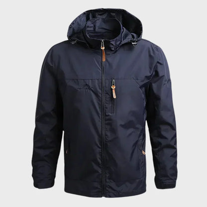 Herren Regenjacke Wasserdicht Kapuze