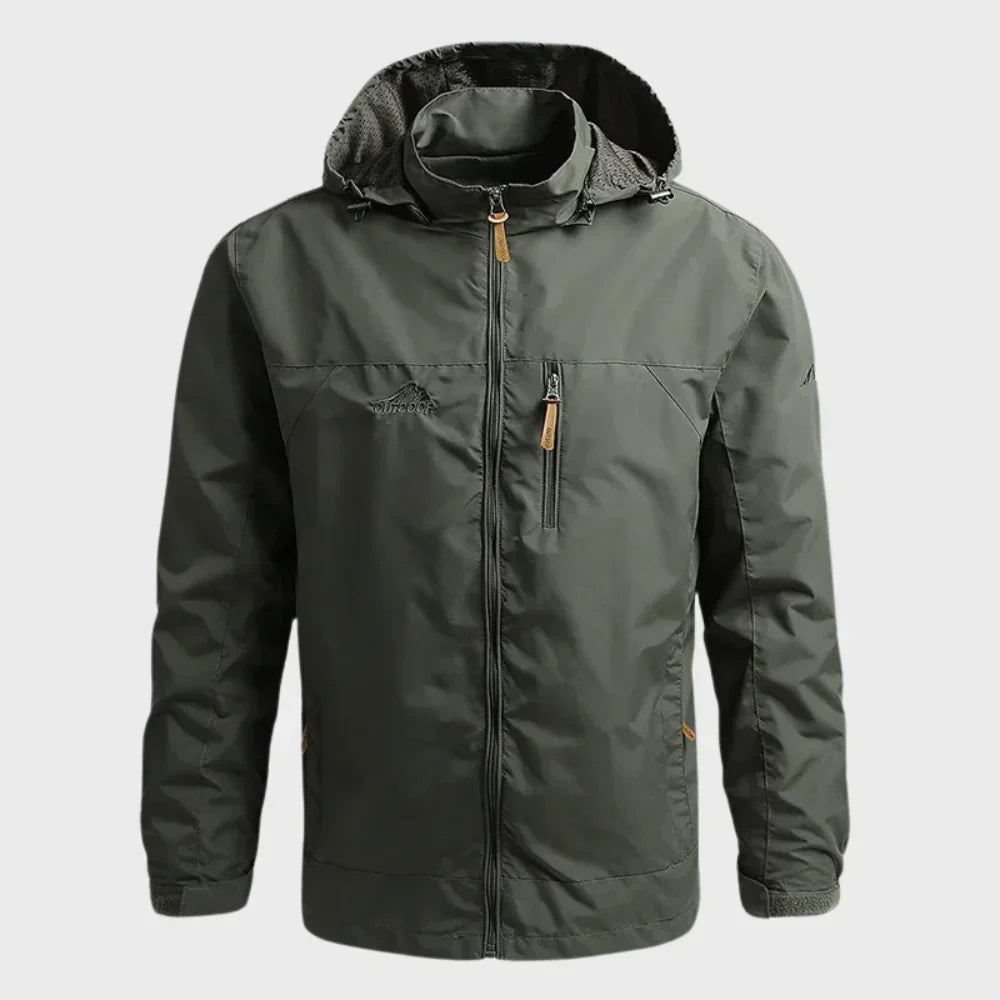 Herren Regenjacke Wasserdicht Kapuze